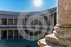 Circular Courtyard of the Palace of Charles V, Granada