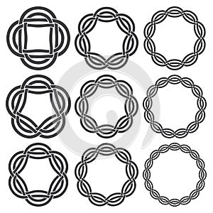 Circular decorative elements for design