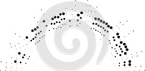 half circle irregular medium rays inside and outside