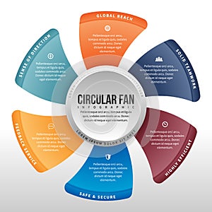 Circular Fan Infographic