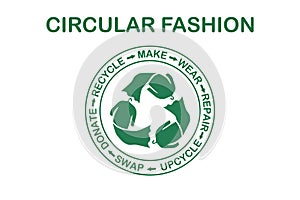 Circular Fashion, make, wear, repair, upcycle, swap, donate, recycle