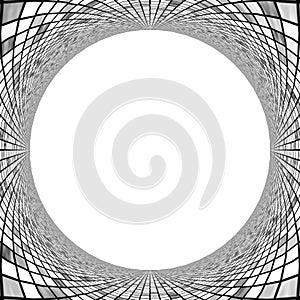 Circular form composition for graphic design