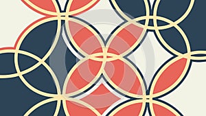 Circular Geometric Pattern, Abstract Decorative Motif Vector, vector design Generative AI