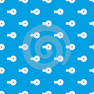 Circular impasse pattern seamless blue