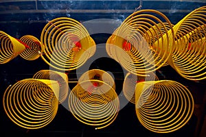 Circular Joss Sticks in Macau