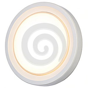 Circular light isolated on white background