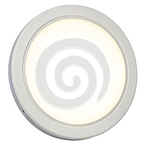 Circular light isolated on white background