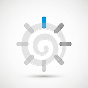 Circular loading icon w