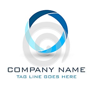 Circular logo design for world wide company.