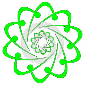 Circular Mandala Style Pattern