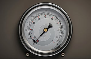 Circular Manometer pressure gauge background. Generate Ai