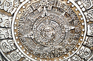 Circular mayan calendar mexico