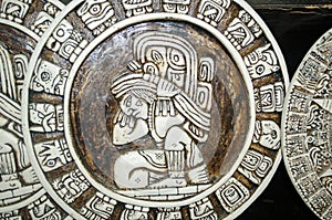 Circular mayan calendar mexico