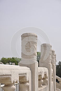 Circular Mound Altar details from the Temple of Heaven in Beijing