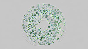 The design is symmetrical creating a visually complex pattern