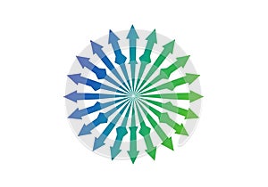 Is plain white, emphasizing the vibrant colors and symmetrical design