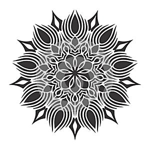 Circular pattern in form of mandala