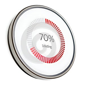 Circular progress loading bar icon