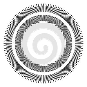 Circular Radial Pattern for Round Frame