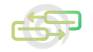 Circular Refresh Reload Process Arrow Icon Vector, vector design Generative AI