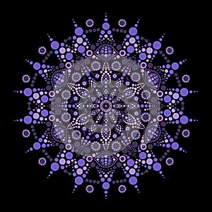 Circular Sacred Mandala Geometric Design
