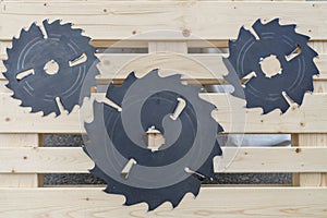 Circular saws. Circular saw blades for wood work