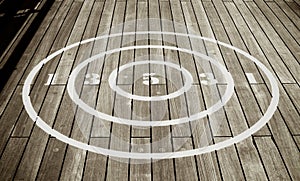 Circular Shuffle Board Target