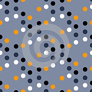 Circular symmetry colours seamless pattern