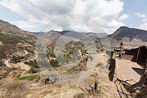 circular terraces at Moray