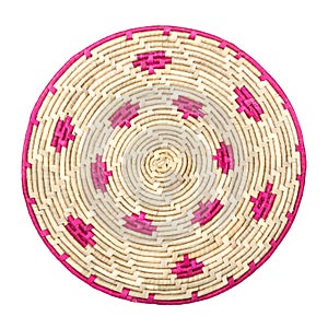 Circular Weave Rattan Palm Bamboo Wicker Table Place Mat.