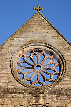 Circular window Jedburgh Abbey, Jedburgh, Scotland