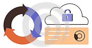 Data Security with Cloud Storage and Continuous Workflow Integration