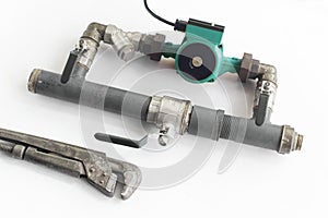 circulation pump of the heating system is installed in the bypass