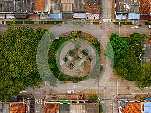 Circule trees and construction in the best place Risaralda photo