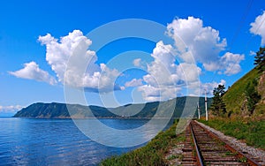 Circum-Baikal railroad photo