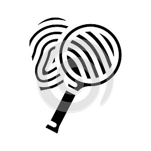 circumstantial evidence crime glyph icon vector illustration photo