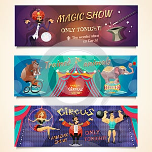 Circus Banner Set