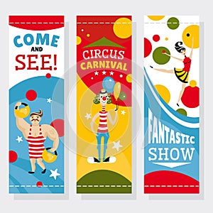 Circus banners