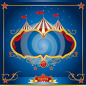 Circus blue leaflet