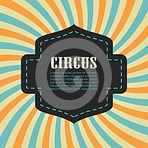 Circus bursting background