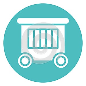 Circus cage Isolated Vector Icon which can easily modify or edit