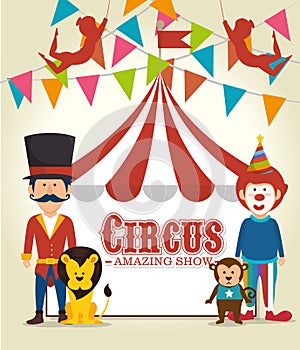 Circus carnival entertainment