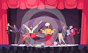 Circus Cartoon Illustration