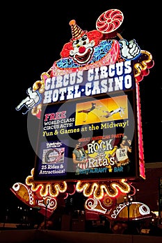 Circus Circus Casino and Hotel Resort on the Las Vegas Strip at