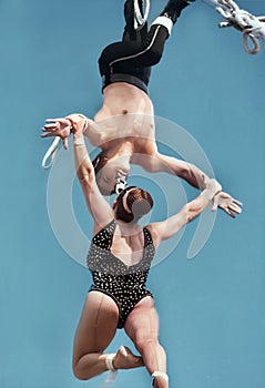 Circus Daredevils Perform at 1978 ChicagoFest