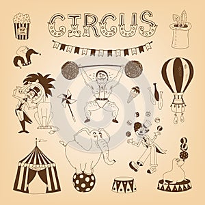 Circus design elements