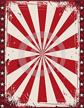 Circus empty place for text banner background