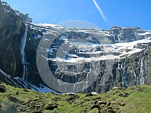 In the Circus of Gavarnie in France