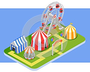 Circus Isometric Concept
