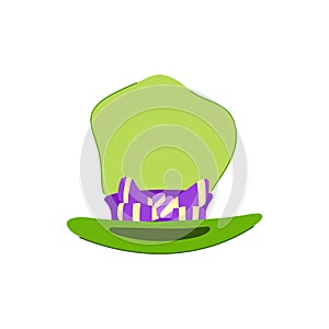 circus magician hat cartoon vector illustration